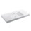 Dowell 48" Rectangular Drop-In Resin Single Bathroom Vanity Sink with Overflow