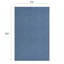 Bryn Hand Tufted Wool Abstract/Houndstooth Area Rug in Indigo/White-941478701