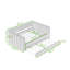 Grand lit de jour rembourré avec lit gigogne simple TG-302449517