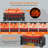Electric Fireplace Log Set Heater with Glowing Ember Bed and Remote Controller-53079359