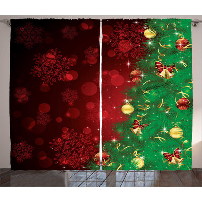 Semi-Sheer Rod Pocket Curtain Panels