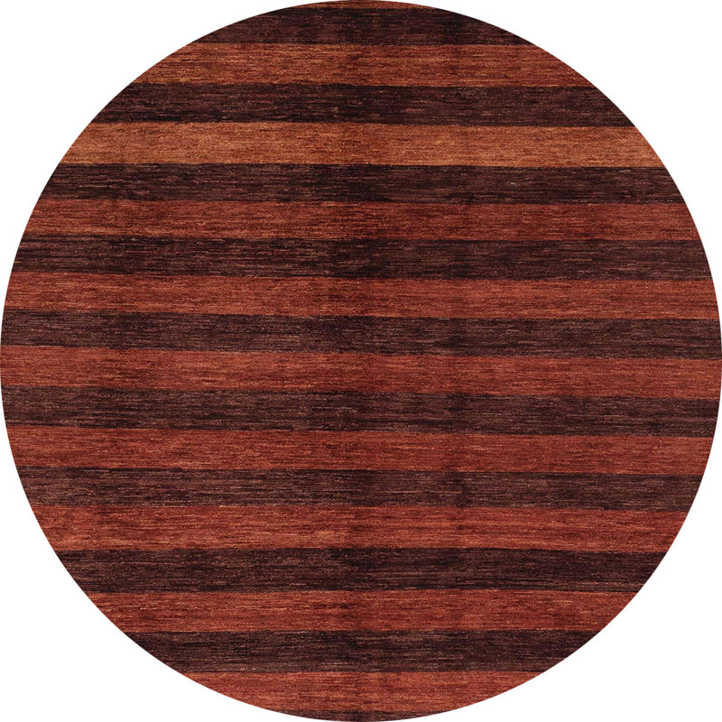 Tapis abstrait moderne 1712, Rond 8 pi