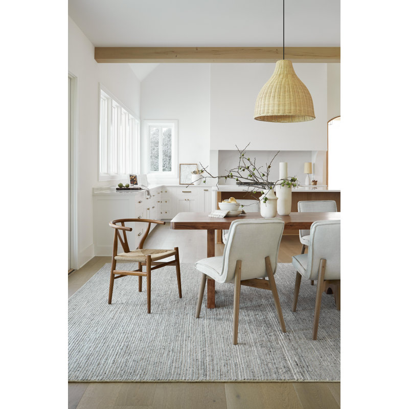Japandi Hand Made Rug, Rectangle 10' x 14'