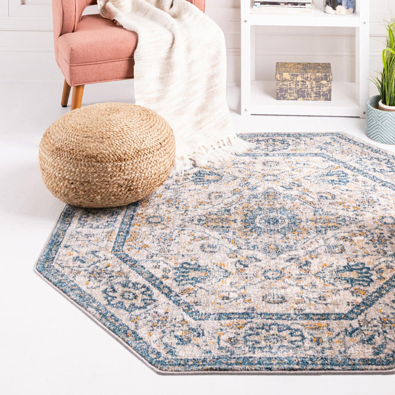 Gause Oriental Indoor Rug, Octagon 7'10" x 7'10"