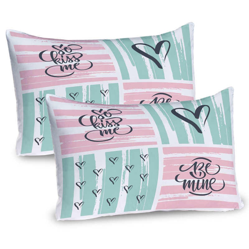 Ensemble de 2 taies décoratives Ambesonne Love, H 20 po x l 30 po