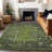 Machine Washable Indoor/Outdoor Xhevrie Olive Rug-794952827