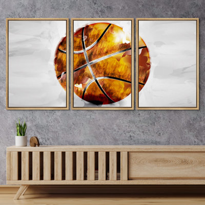 Aquarelle, peinture, course de basketball, photographie d'athlètes de sport, Bohème moderne, détente, images multicolores calmes et giclées, impression numérique sur toile, art mural encadré