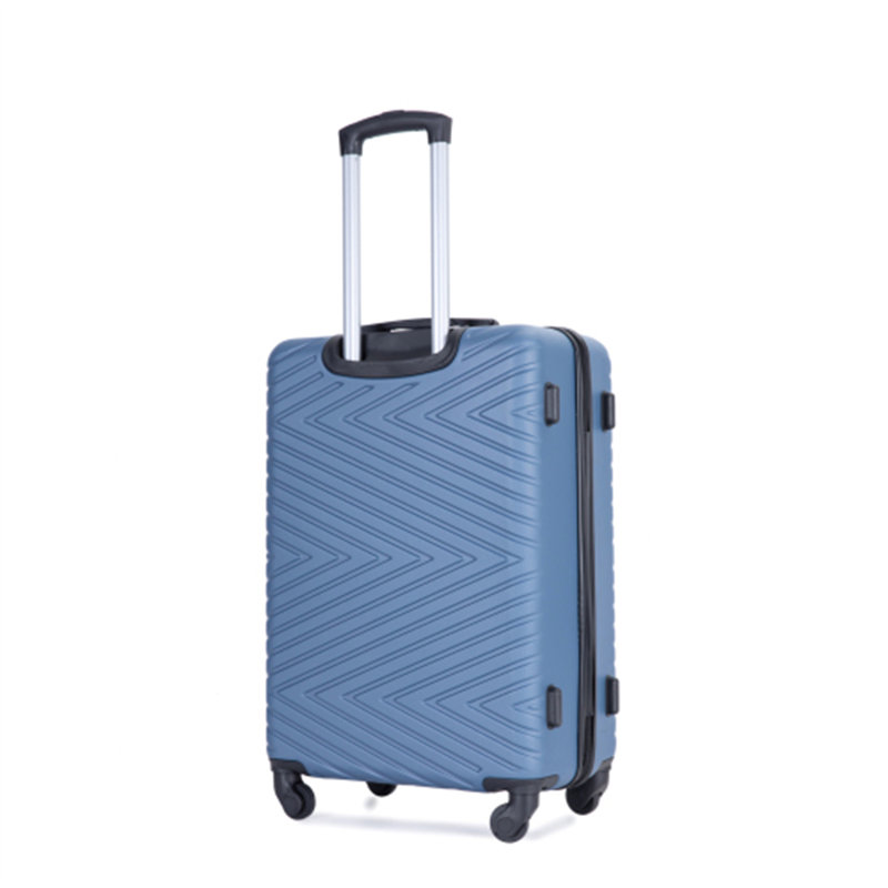 Valise légère en ABS avec roulettes 4 pièces L bagage