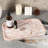 Guein Rectangle Natural Marble Tray,ROSSO NORVEGIAN