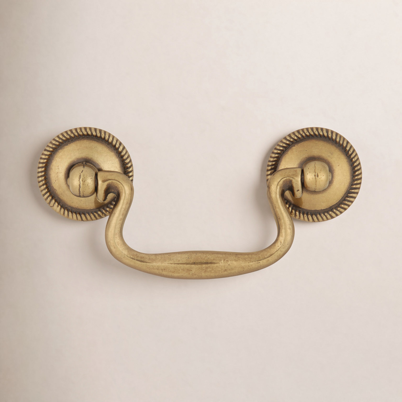Manor House Drop Handle Pull, Lancaster Hand Polished