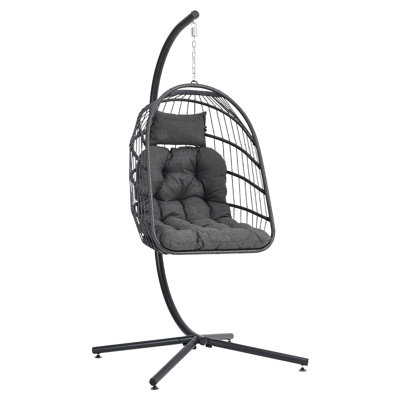 Hanging Chair with Stand and Cushion