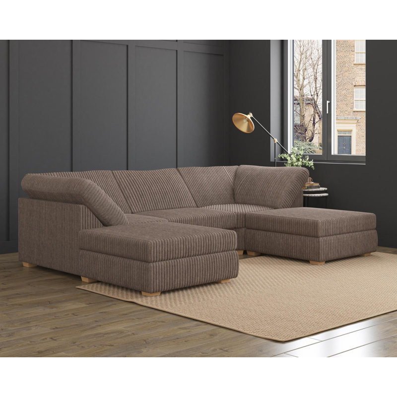 Nestle U Shape, Fixed Back, Late Faux Fur