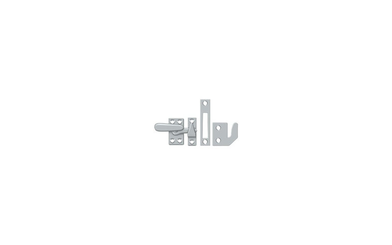 Hardware, 1.3" H x 1.5 W x 0.5" D, Brushed Chrome