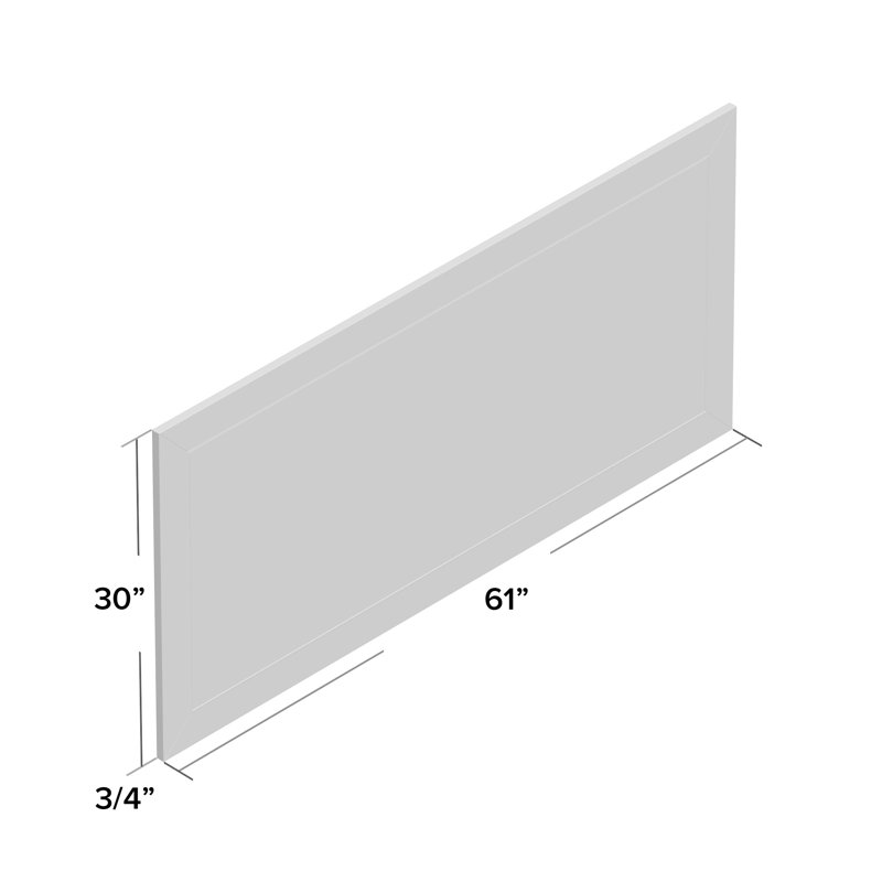 Abdelmalek Flat Wall Mirror, 61" H x 30" W