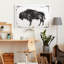 Dynamic bison II, reproduction d’art sur toile-1618218818