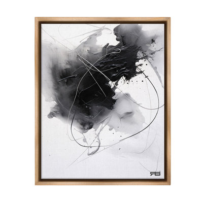 "Contemporary Watercolor Smear" par RB sur toile