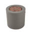 Aegean 24" Round Steel Propane Fire Pit Table with Hidden Tank Storage by Real Flame-95635477