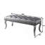 Banc capitonné en tissu avec garniture cloutée Decor Maxem