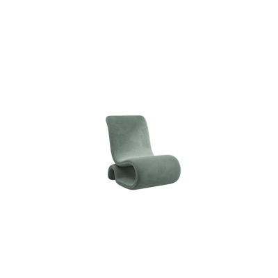 French retro slouching single chair