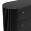 Haring - Commode moderne en acacia noir