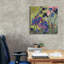  «Purple Irises» par Beth A. Forst, art mural sur toile, 26 po x 26 po-1797426894