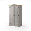 Tilburg 2 Door Solid Wood Wardrobe