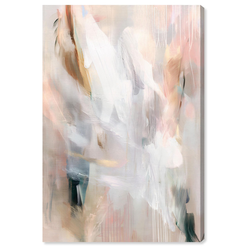 Décoration murale moderne Drifting Colors I par Art Remedy, Peinture sans cadre, Toile tendue, H 45 po x l 30 po