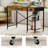 43.3" Minimalist Movable Adjustable Drafting Table with Storage, Computer Desk