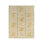 Rug & Kilim's Scandinavian Style Rug In Green, Beige And Gold Geometric Pattern