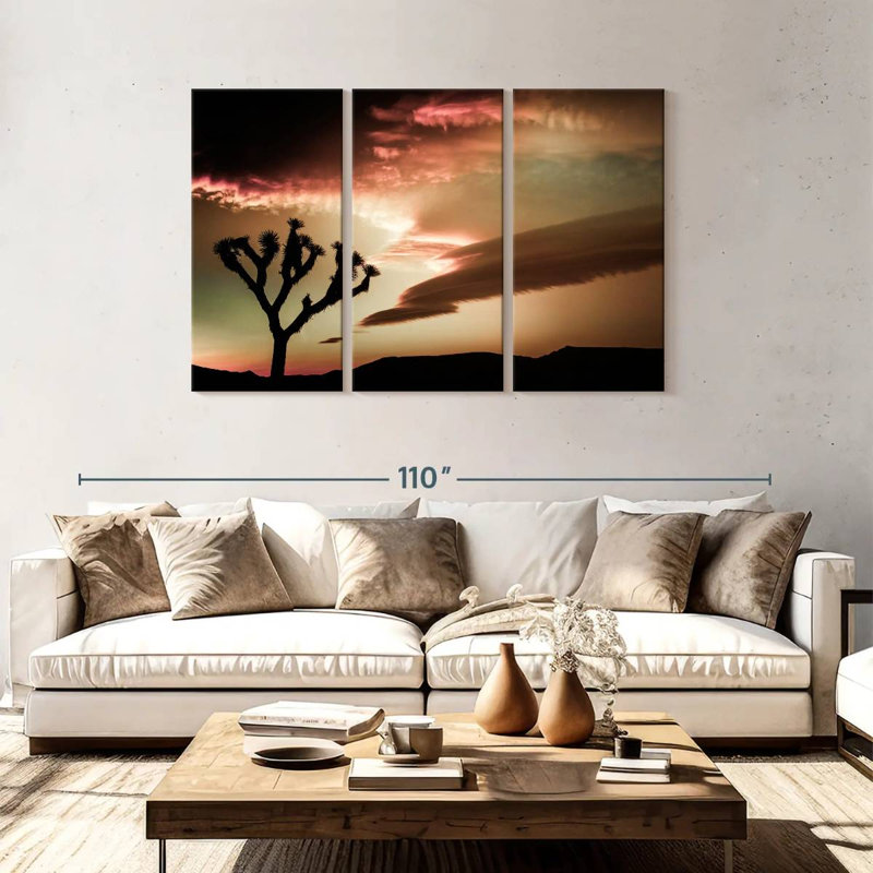 Harnek Desert Cloudscape, 48" H x 74" W