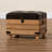 Gadberry Faux Leather Ottoman