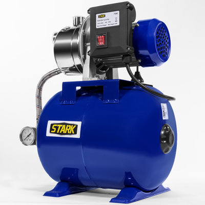 XtremepowerUS Pressurized Water Booster Pump 1.0HP Motor with Thermal Overload Protection