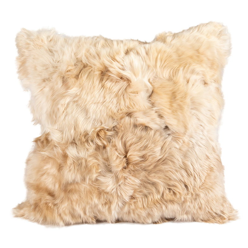 Feather Throw Pillow, Cream