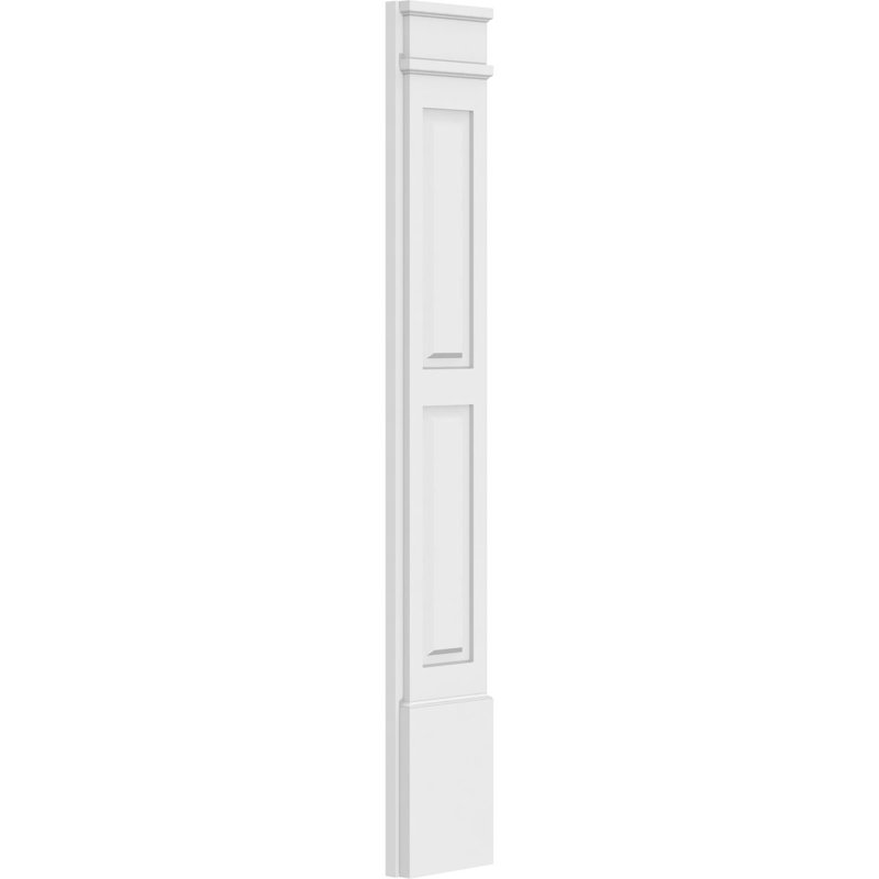 Pilastre surélevé TruCraft, 9", 72 po, Base et chapiteau décoratifs