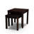 2-Piece Eucalyptus Nesting Table Set, Espresso
