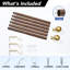 Tringle à rideau décorative robuste de 1 pouce de diamètre facile à installer-387218614-387218510