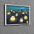 White Floater Framed