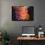 «Orange Burst» par Luxe Portfolio, art mural en métal-1310751811