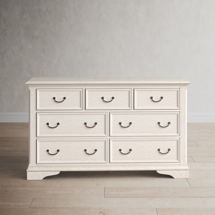 Nestor Antique White 7 Drawer Dresser
