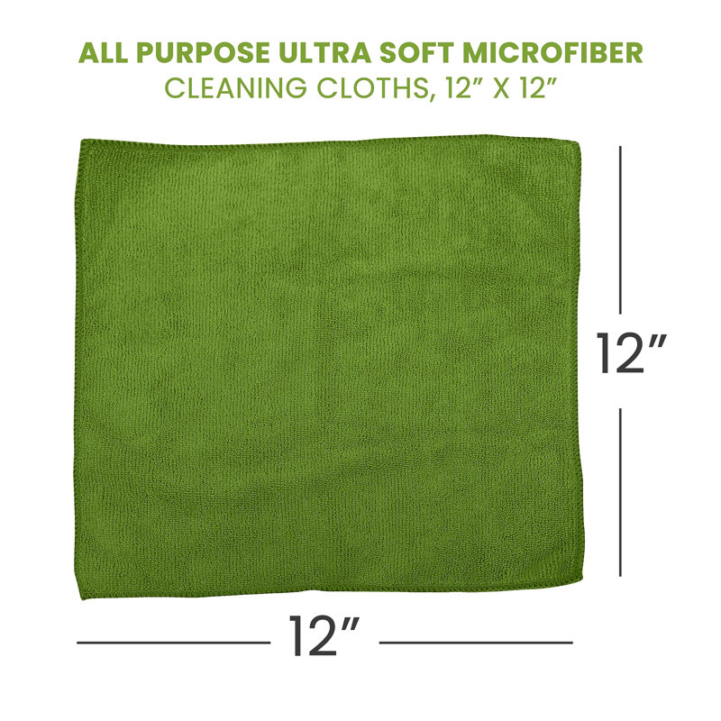 Ensemble de chiffons de nettoyage, Vert