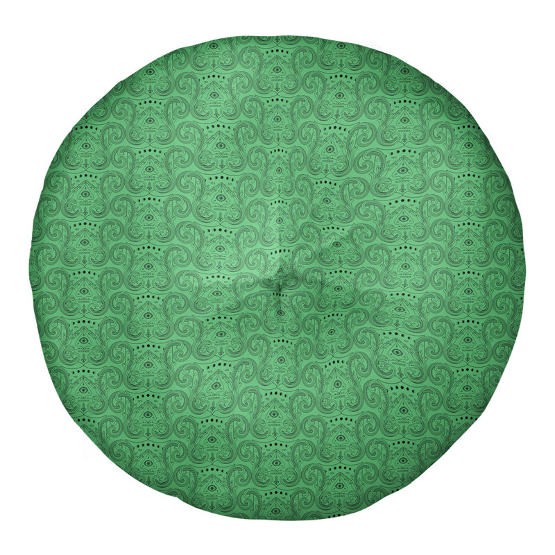 Coussin de sol Katelyn Elizabeth, 30 po x 30 po, Vert