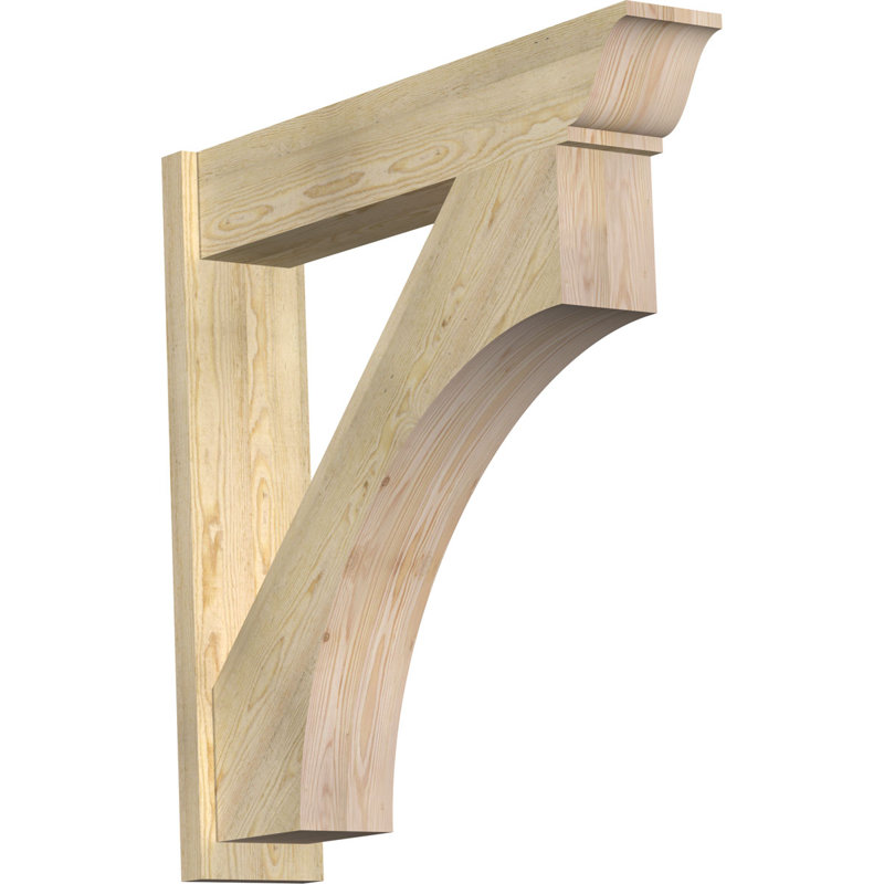 Persienne en bois Westlake, Sapin Douglas de 8 po (sciage brut), P 40 po x H 40 po