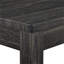 Ensemble de table de bar et de chaises pour espaces sociaux, ensemble de salle à manger industriel 5 pièces noir et gris neutre, table carrée compacte de 36 pouces avec 4 tabourets