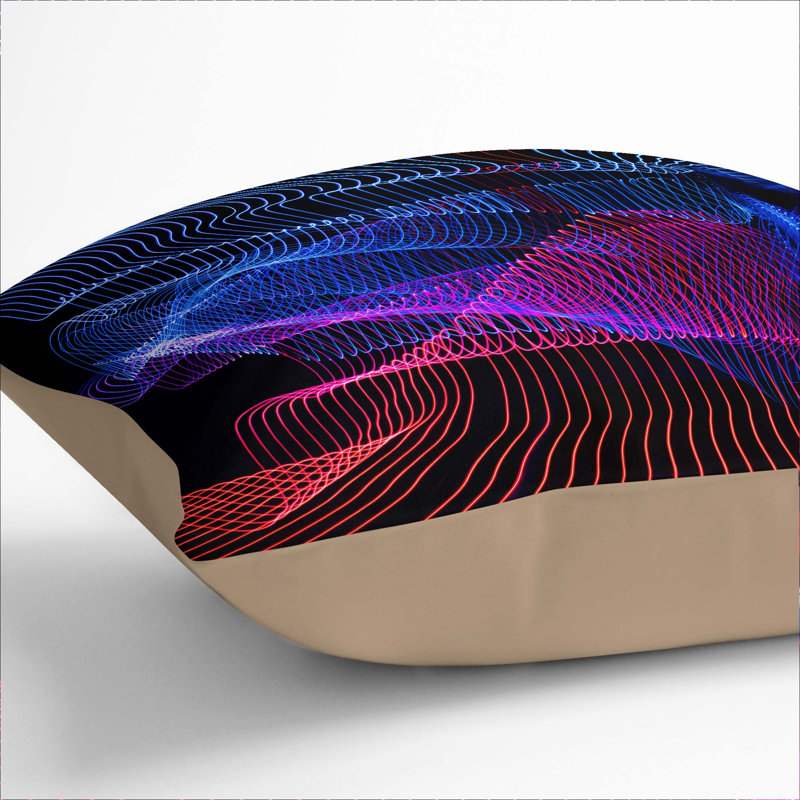 Square Throw Cushion, 55cm H x 55cm W x 20cm D, Stone