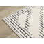 Tapis à motif géométrique doux à losanges gris anthracite Latasia-1210329325