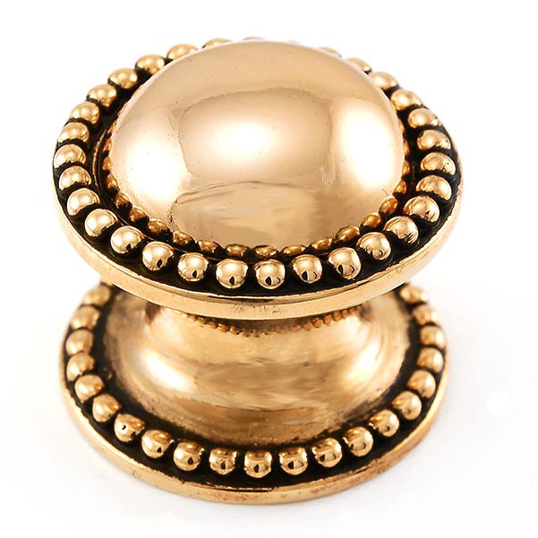 Sanzio Mushroom Knob, 1.25" H x 1.25" W x 1.125" D, Antique Nickel