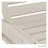 Lakeside POLYWOOD Nautical Chaise with Wheels-9706101