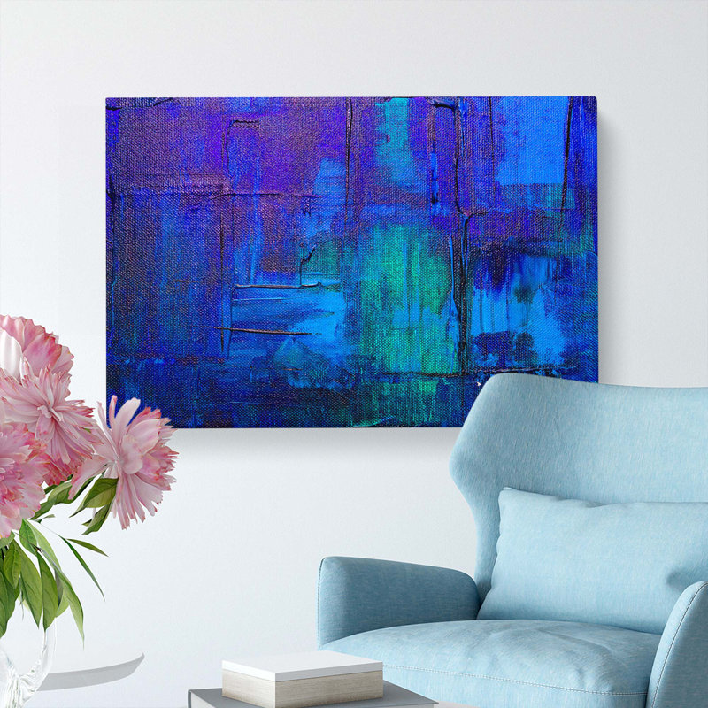 Abstract Art Painting Vol.216 by S.Johnson - Wrapped Canvas, 60cm H x 91cm W x 3cm D