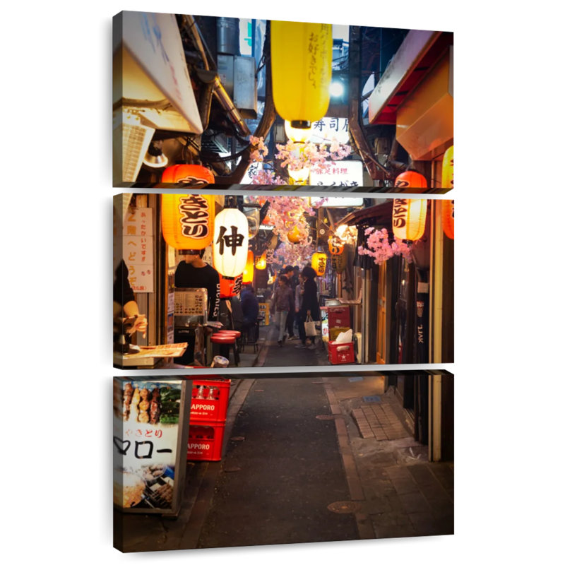 Tokyo Omoide Yokocho By Night, 32" H x 20" W