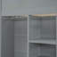 Lit mezzanine avec bureau, garde-robes, 4 tiroirs et 4 tablettes-1442682412-1442682413